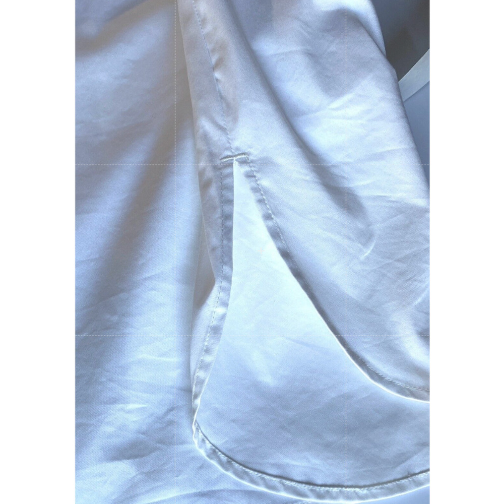 J Jill White Shirt Collection Womens L Stretch Tunic Blouse NWT $79 - Picture 7 of 10